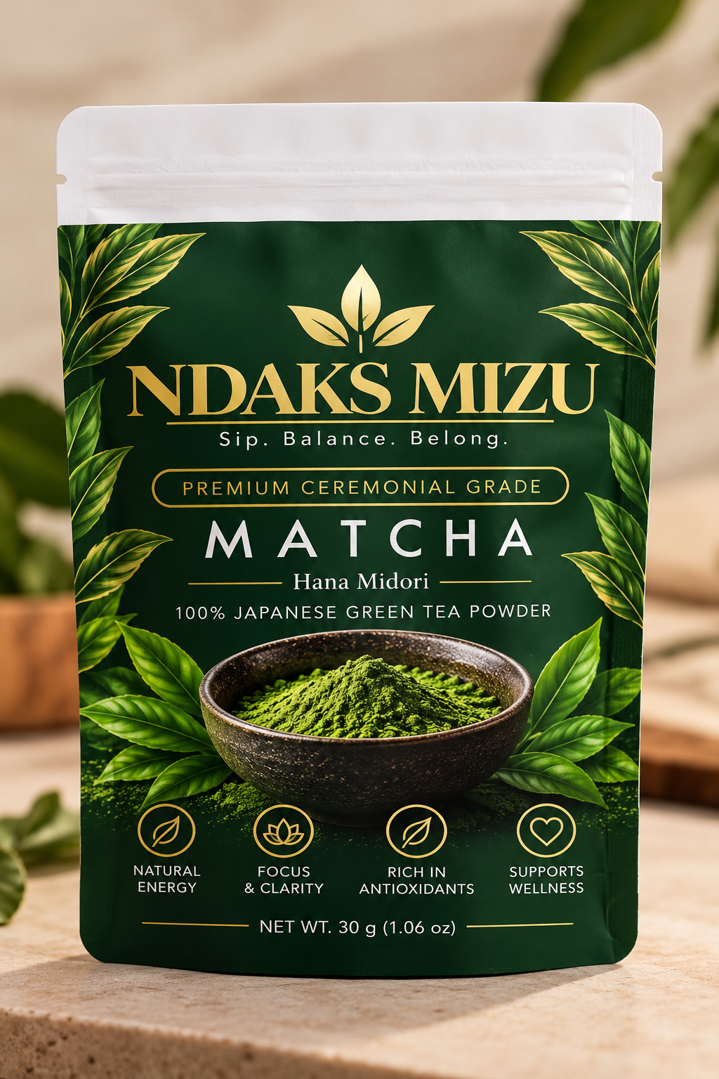 Ndaks Mizu Matcha — 30g